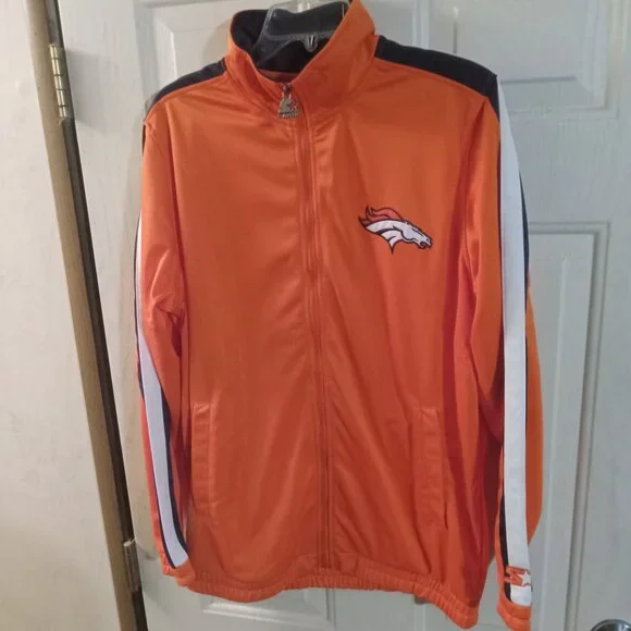 Starter Denver Bronco's Men's Full Zip Jacket Size M - Picture 3 of 10